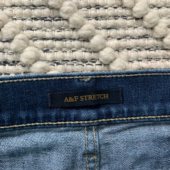 Abercrombie and Fitch distressed jeans stretch super skinny 29w 30l - Picture 6 of 11